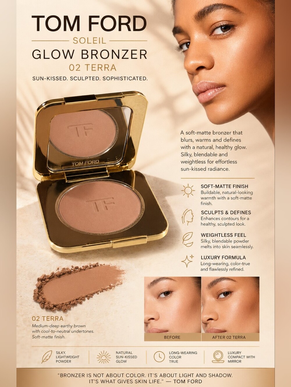 Tom Ford Soleil Glow Bronzer – 02 Terra